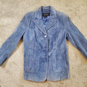 Terry Lewis Classic Luxuries Blue Suede Blazer